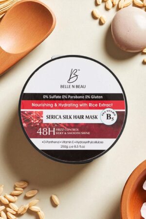 Serica Silk Rice Hair Treatment Mask  Silky Smooth • Shine • Soft Texture