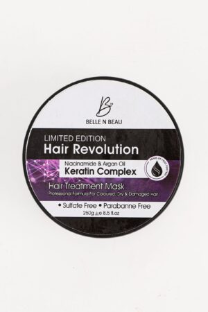 Keratin hair treatment mask for deep repair and strengthening by Bellenbeau